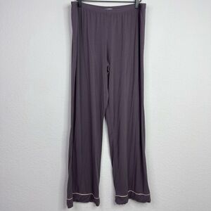 Eberjey Pajama Pants Womens XL‎ Purple Modal Sleepwear Relaxed Flowy Lounge Cozy